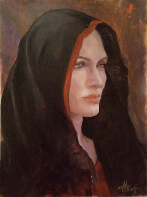 Angelina Jolie Portrait Painting