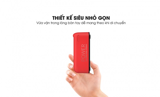 Sạc dự phòng 10000mAh mini WP-087 Sạc dự phòng 10000mAh mini WP-087