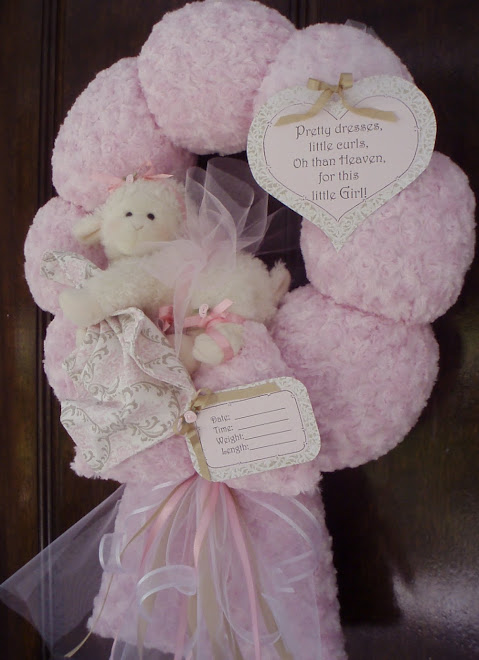 88. Precious lamb baby wreath