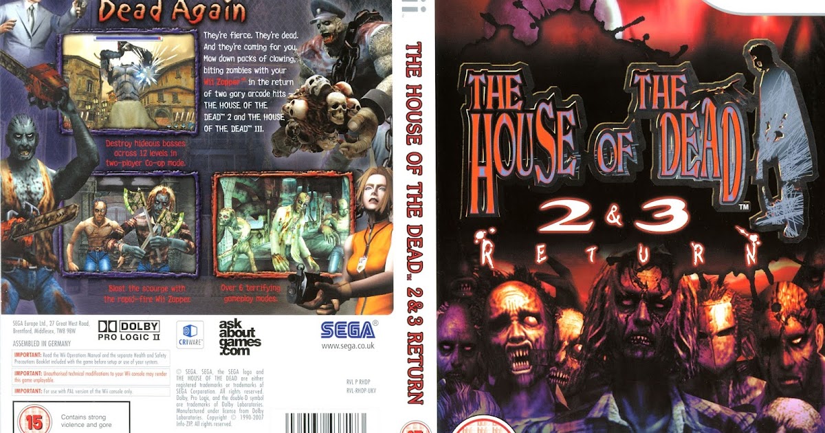 THE HOUSE OF THE DEAD 2 AND 3 RETURN Wii Games em Torrent Cube e Wii
