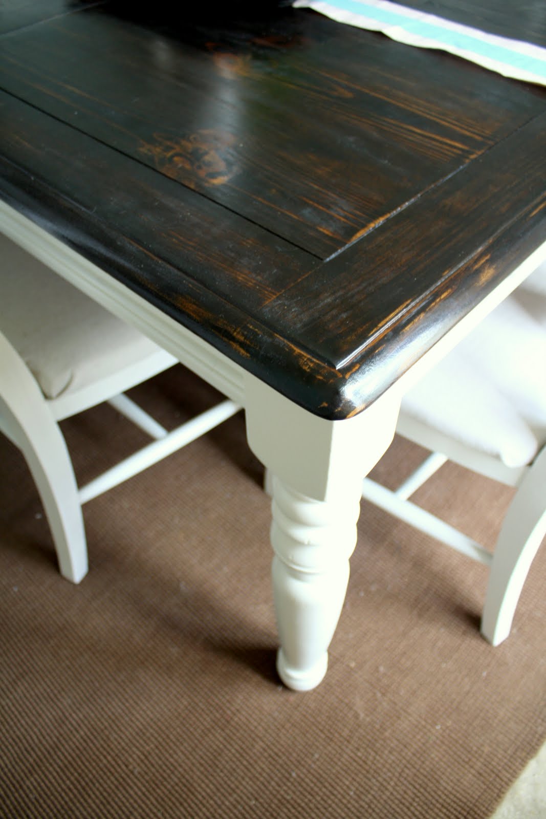 Dining Table: Refinish Dining Table Paint