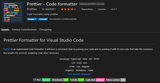 Visual Studio Code Prettier vs Beautify plugin