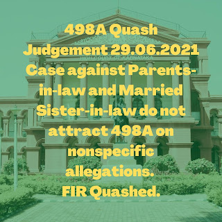 498A Quash Judgement 29.06.2021