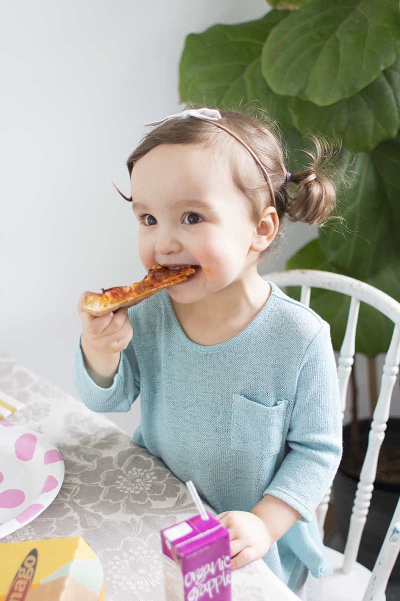 Toddler pizza 