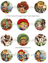 Ridem' Cowboy/Girl Cupcake Toppers