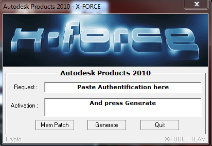 How to crack autocad 2010 64 bit