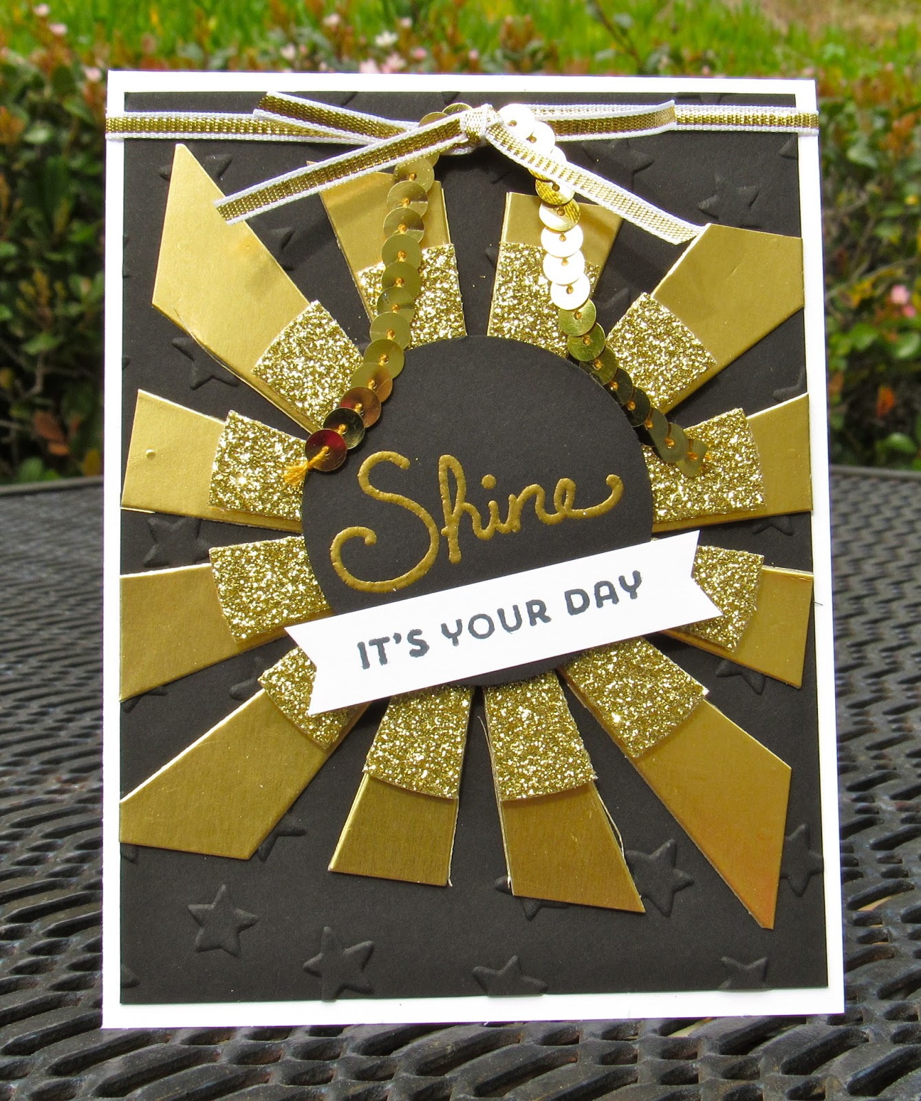 Krystal's Cards Stampin' Up! Sunburst Sayings Shine