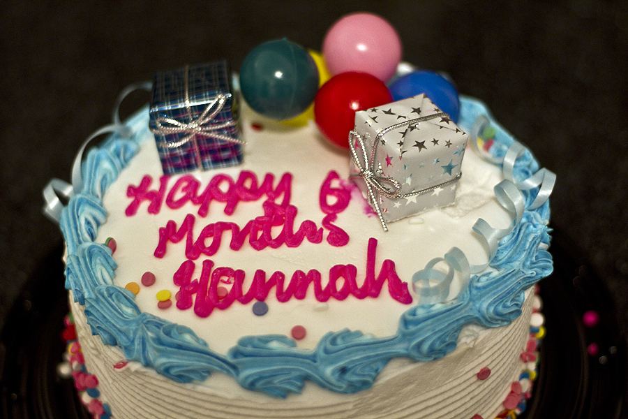 Happy Half-Birthday Hannah! 