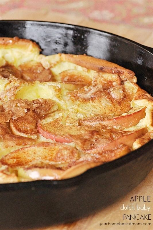 cinnamon apple dutch baby pancake