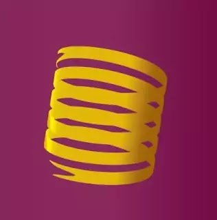 Spiral Ribbon in Adobe Illustrator