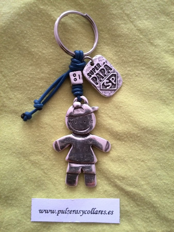 llavero chapa super papa