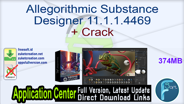 Allegorithmic Substance Designer 11.1.1.4469 + Crack