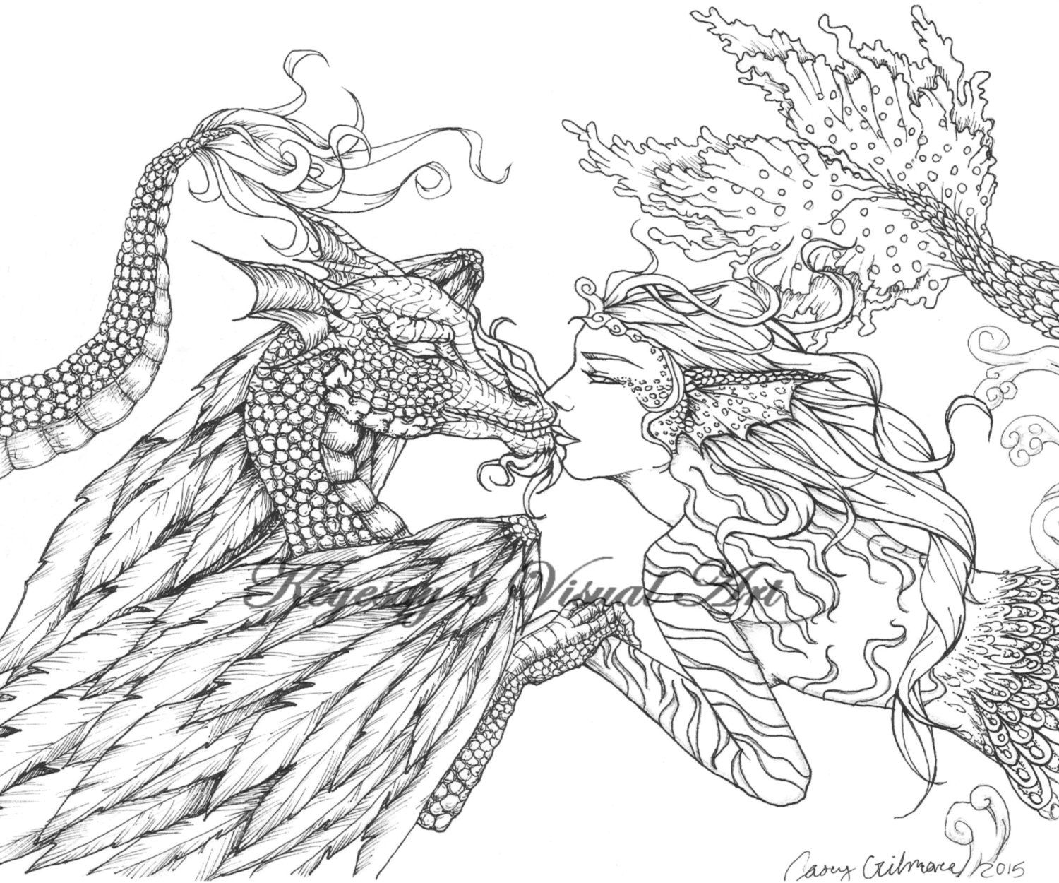 Free Printable Fantasy Coloring Pages For Adults ~ Coloring Pages