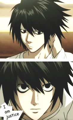 L Crying Galeria de imagens-L Death Note
