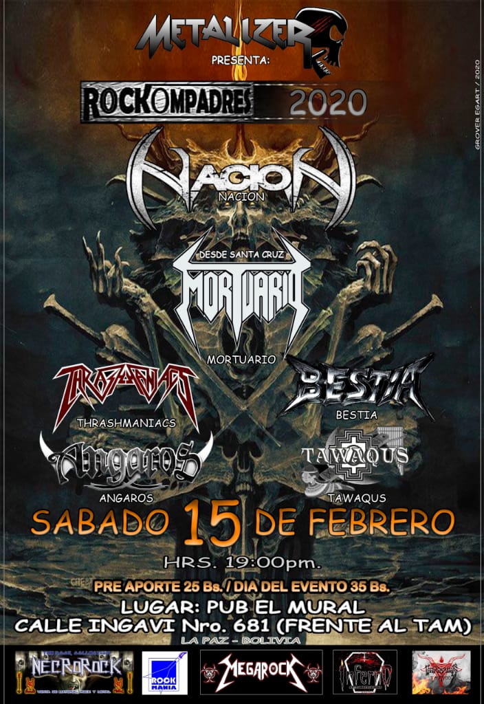 Bolivia Metal Conciertos, todo el rock que puedas escuchar.... COMO YA