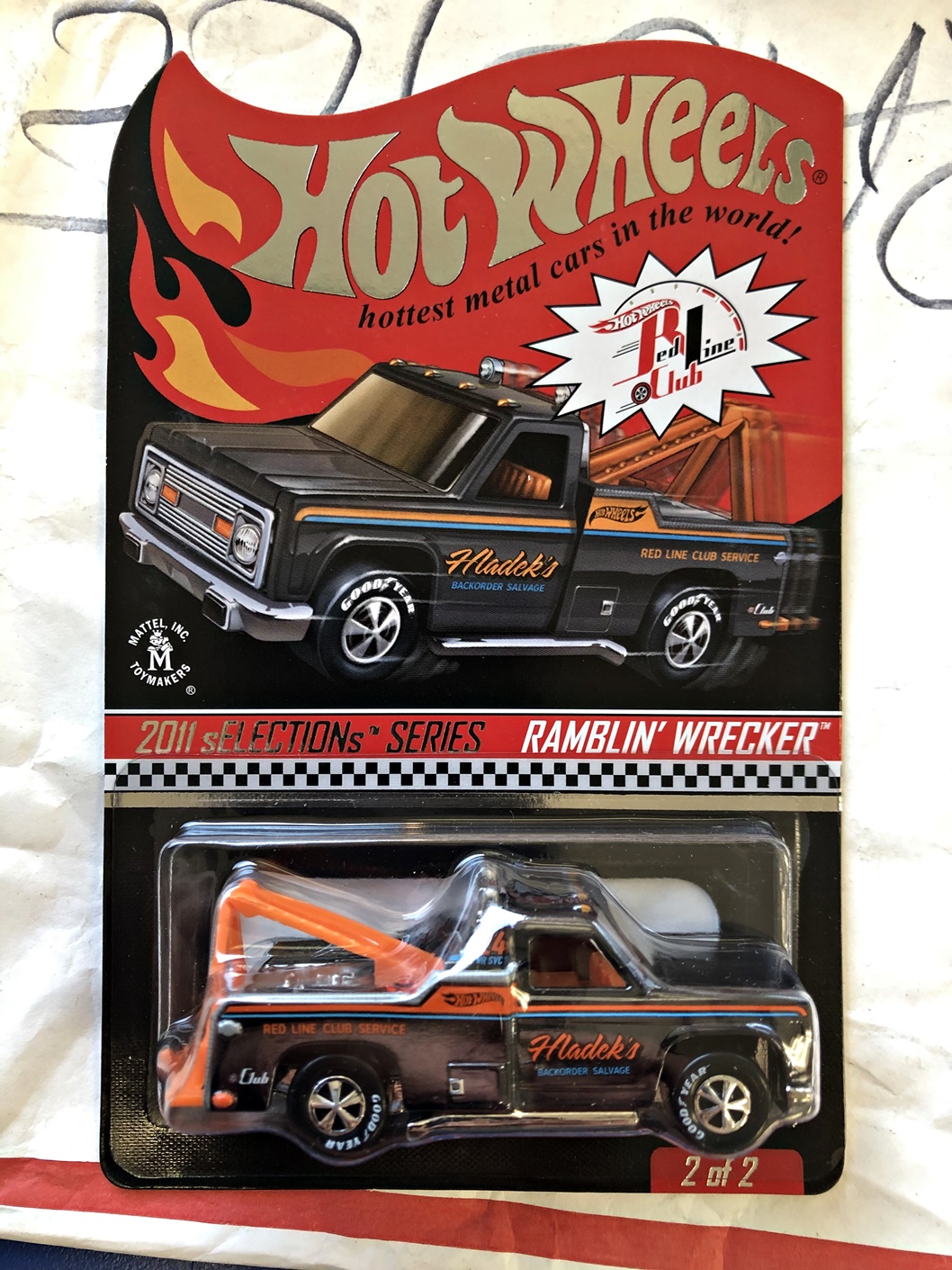 Hot Wheels RLC 2011 sELECTIONs Series Ramblin' Wrecker