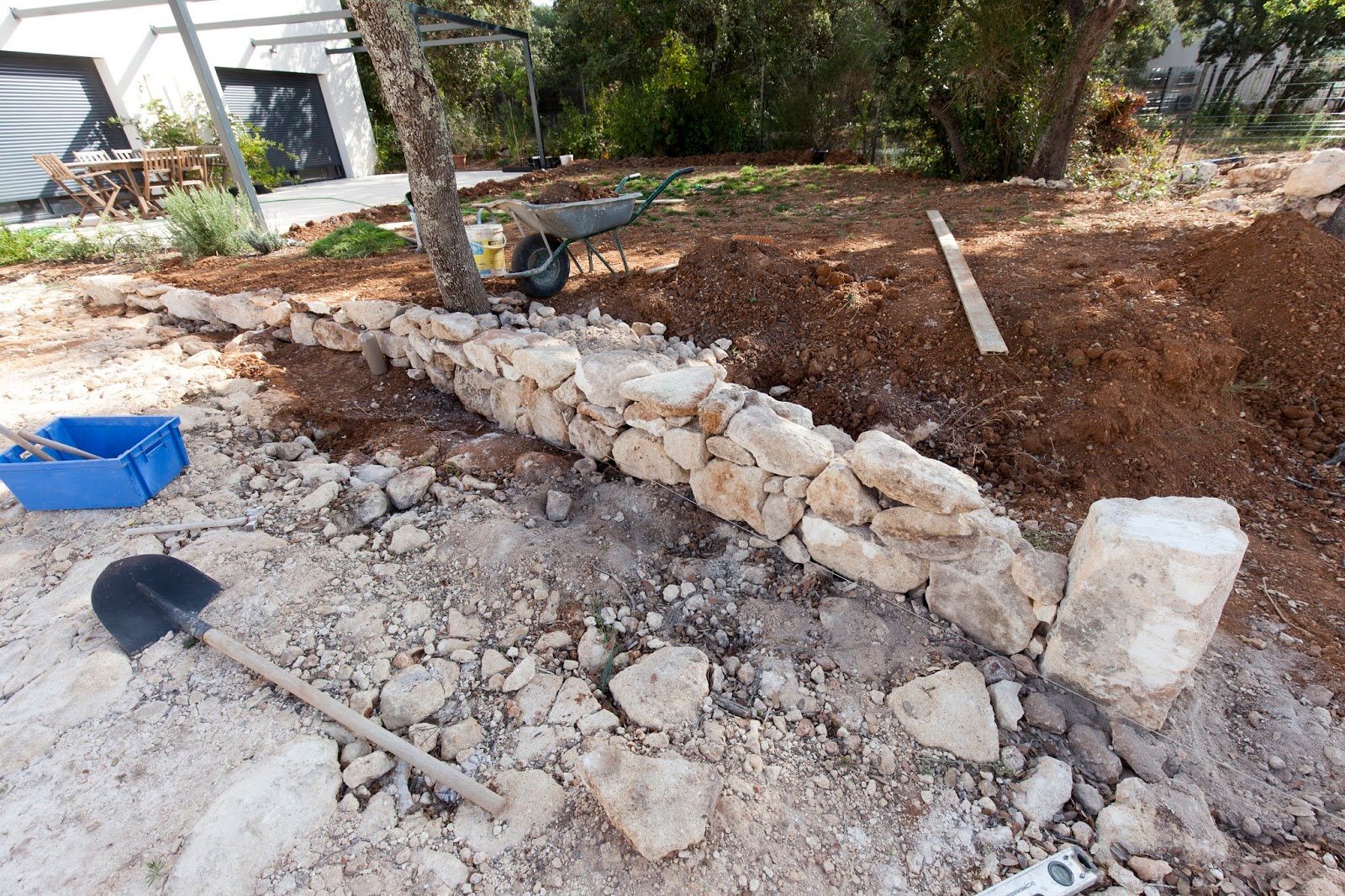 Ecologis à Beaulieu Mur en pierres sèches 2