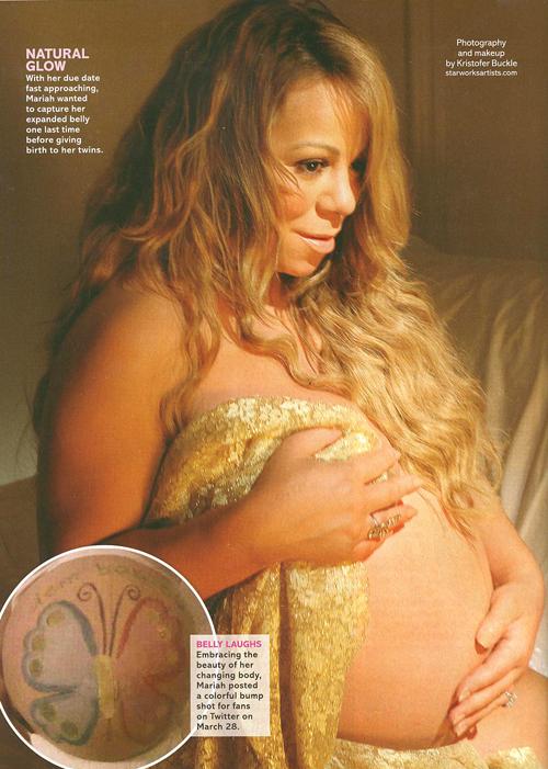 Mariah Carey Pregnant Belly Nude - Lights, Camera.....FLASHDANCE!: Another NAKED Pregnant ...