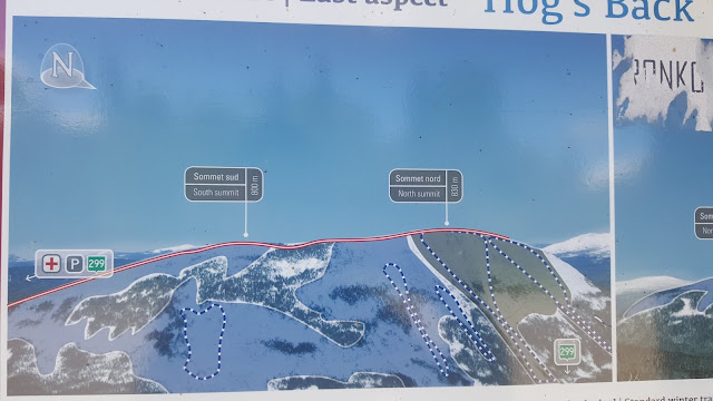 Les 2 sommets du Hog's Back