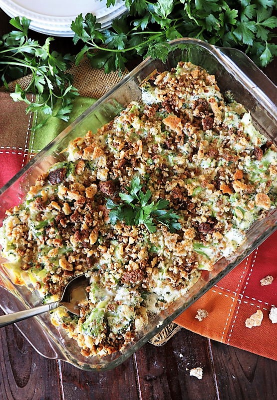 Broccoli & Stuffing Casserole The Kitchen is My Playground
