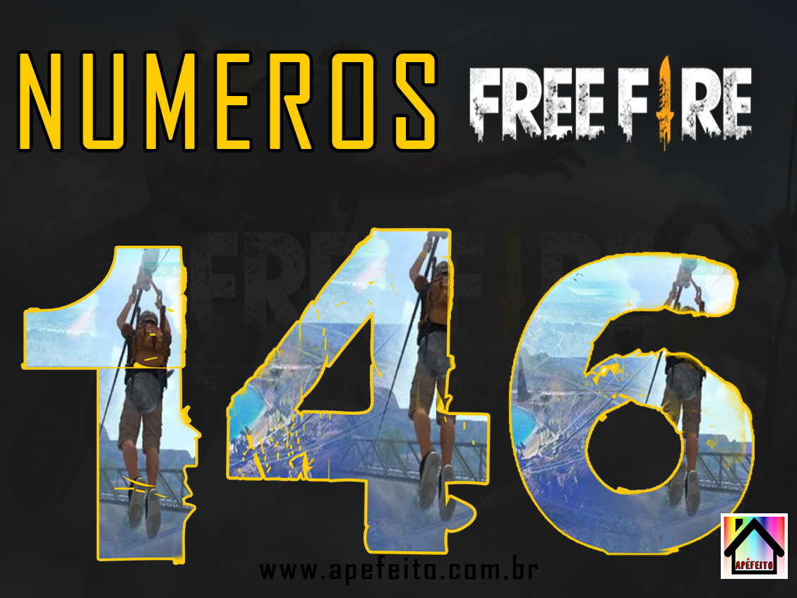 Festa Tema Free Fire Numeros Personalizados