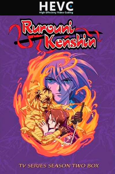 Rurouni Kenshin - Samurai X: Season 2 (1996-1997) 1080p DVDUPSCALE HEVC Dual Latino-Japonés [Subt. Esp] (Serie de TV. Animación)