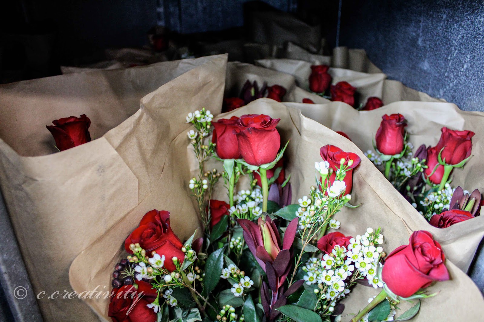Valentine's Day Readying Roses & Specials