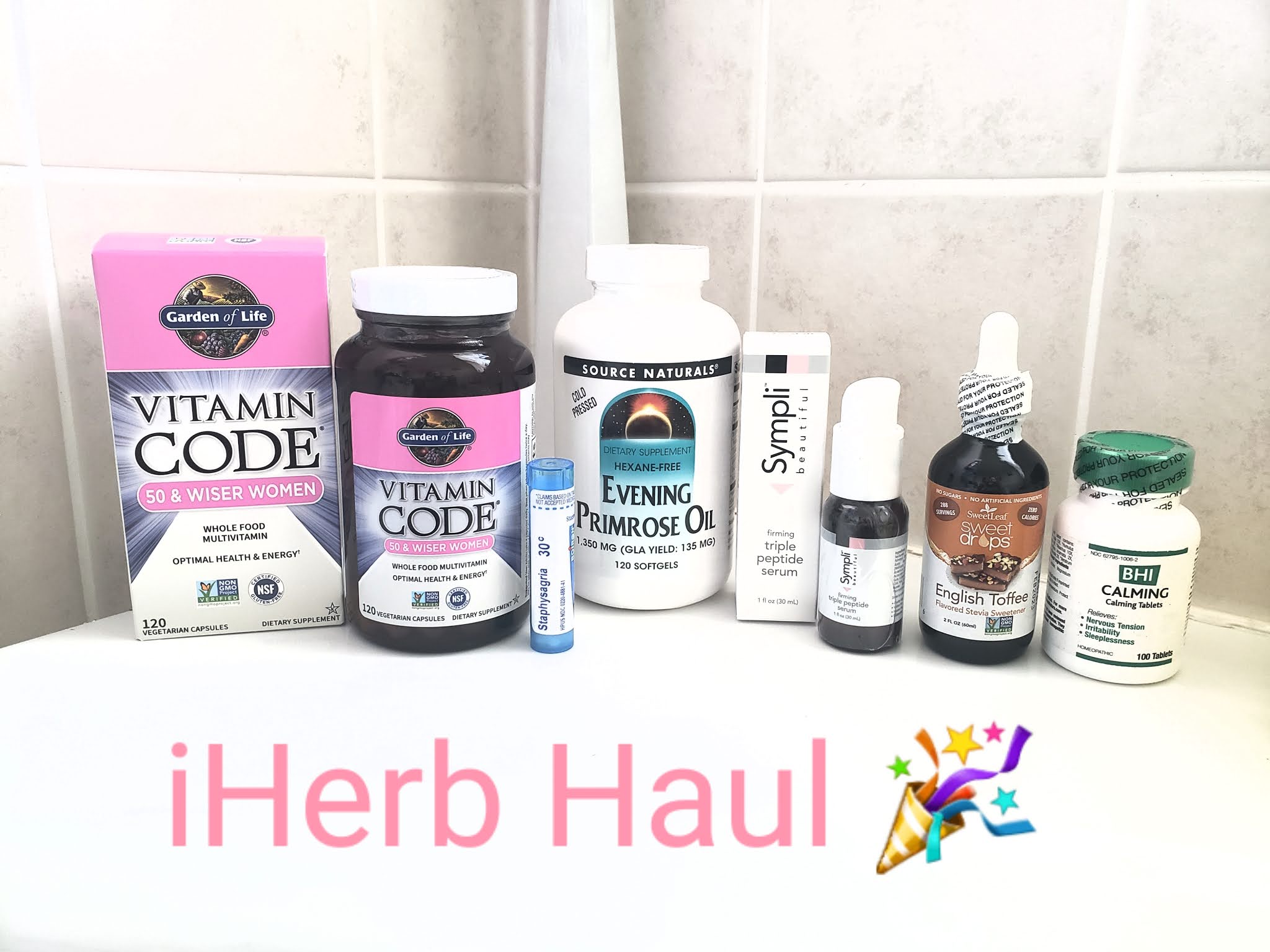 Health and Beauty Girl iHerb Haul Best Multivitamin, Skincare