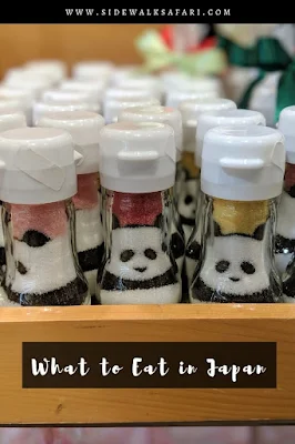 What to eat in Japan: Sugar that looks like a panda.