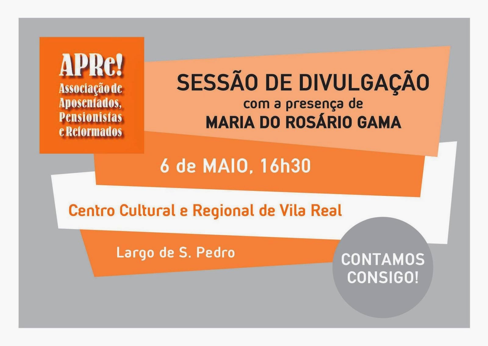 Vila Real, sessão pública de apresentação da APRe!