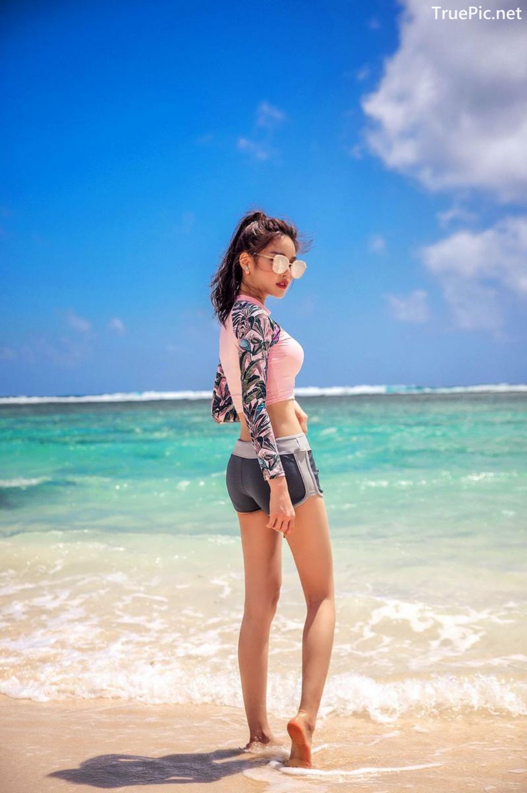 Image Korean Fashion Model - Park Jung Yoon - Summer Beachwear Collection - TruePic.net - Picture-63