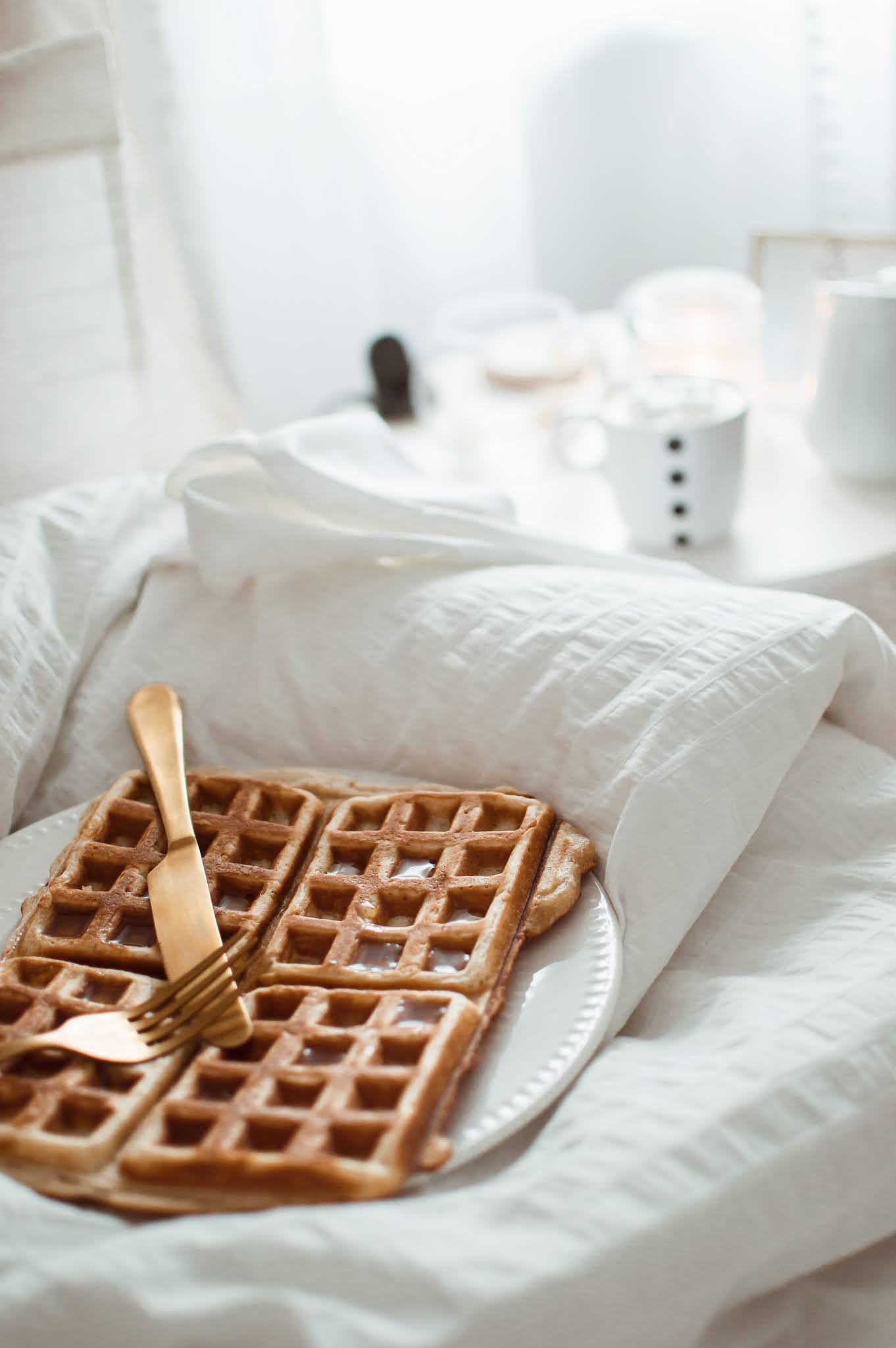 Homemade Breakfast in Bed with Waffles + Coffee — I AM CHRISTINA