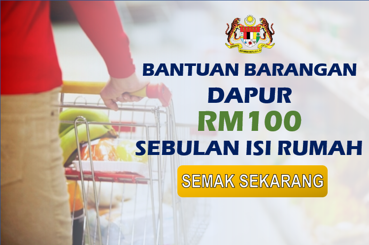 Bantuan rm100 barang dapur