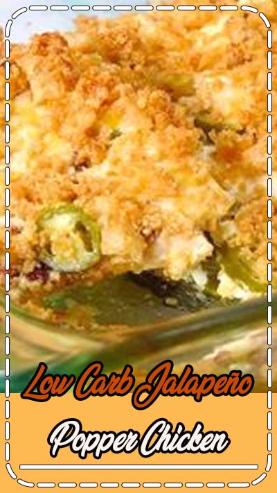 Low Carb Jalapeño Popper Chicken is an indulgent tasting, easy recipe and is keto friendly. The flavor is OUTSTANDING and a family favorite!