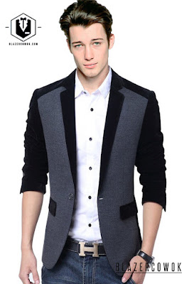 blazer cowok blazercowok.com jaket korean jas pria sk117 a