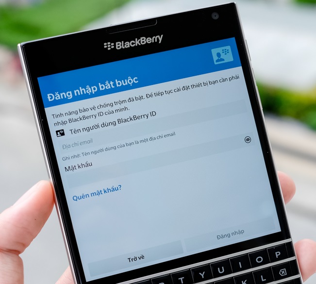 [Hướng dẫn] Thoát tài khoản Blackberry ID Passport 10.3.3 ( Remove