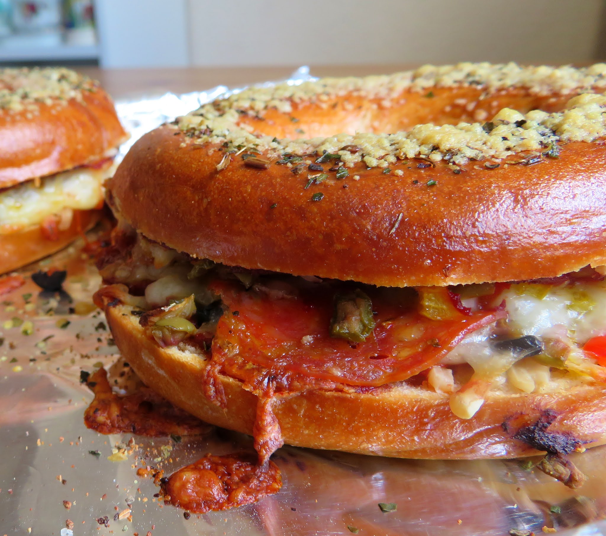 Ultimate Pizza Bagels | The English Kitchen