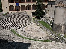 The Roman amphitheatre in Spoleto is a key venue at the Festival dei Due Mondi