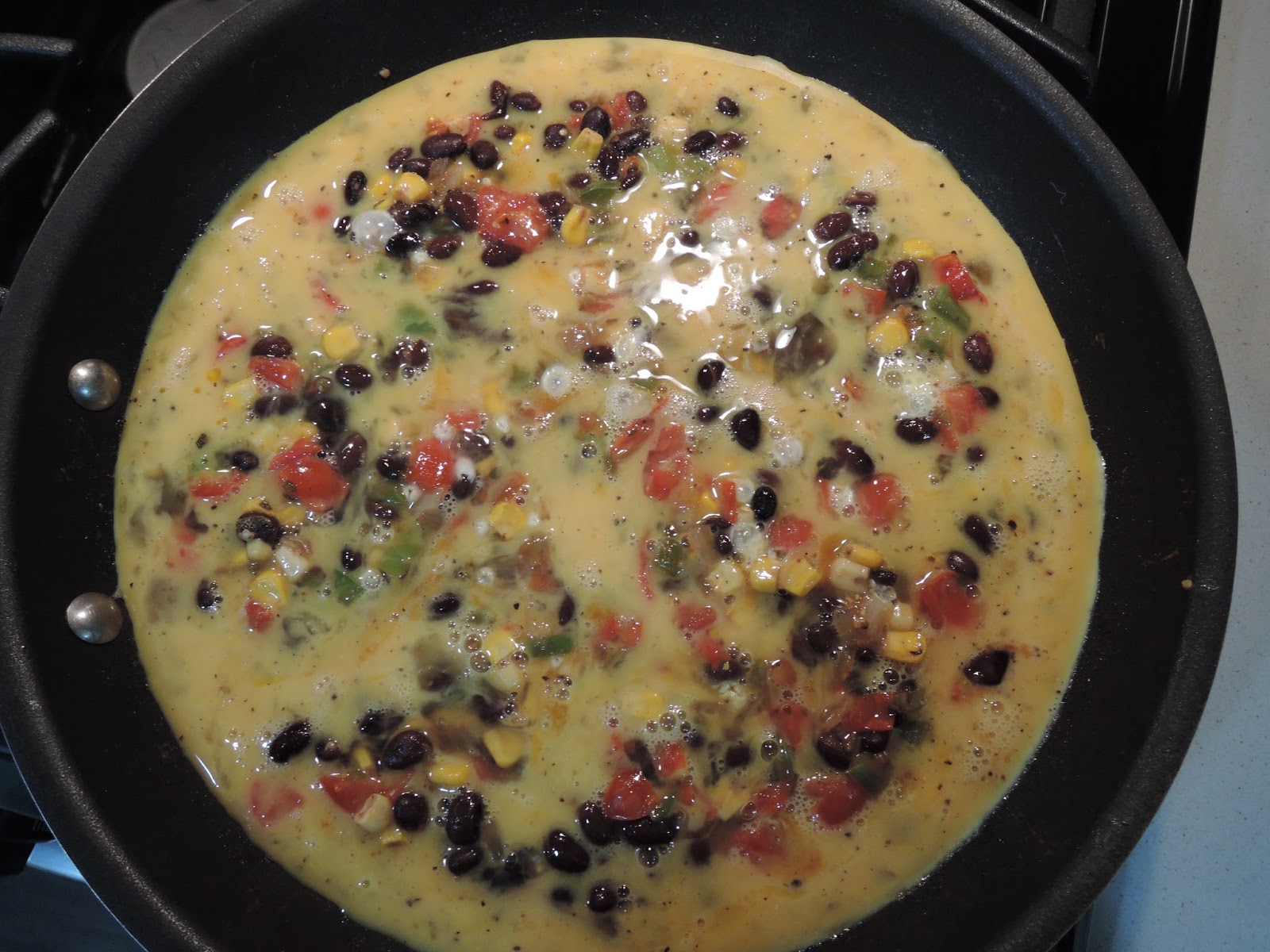 The Briny Lemon Black Bean and Corn Frittata