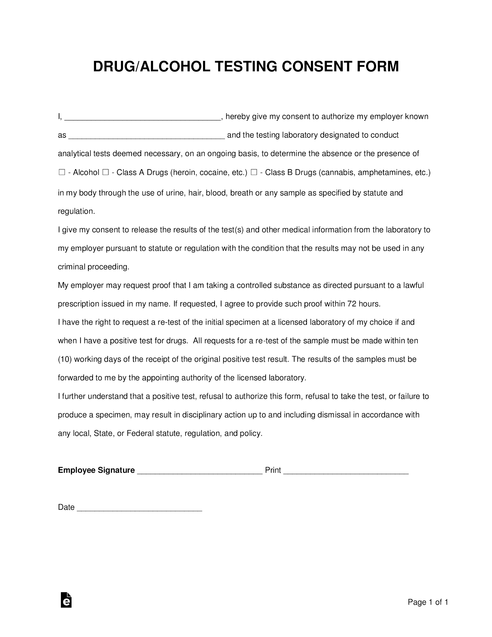 Failed Pre Employment Drug Test Letter Template Resume Letter