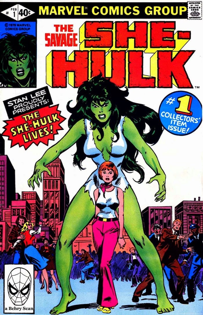 Savage She-Hulk #1 John Buscema marvel key issue 1970s bronze age comic book cover - 1st appearance