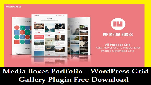Media Boxes Portfolio – WordPress Grid Gallery Plugin Free Download