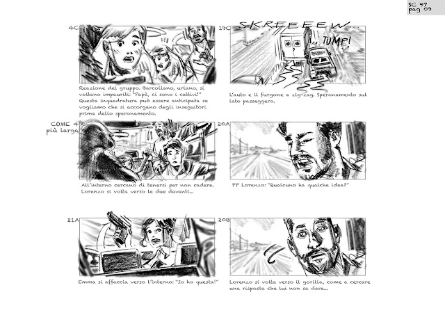 Attenti al gorilla #storyboard