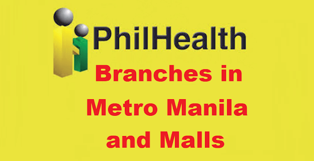 PhilHealth Branches in Metro Manila and Malls