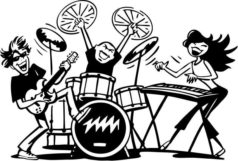 clipart of music bands - photo #13