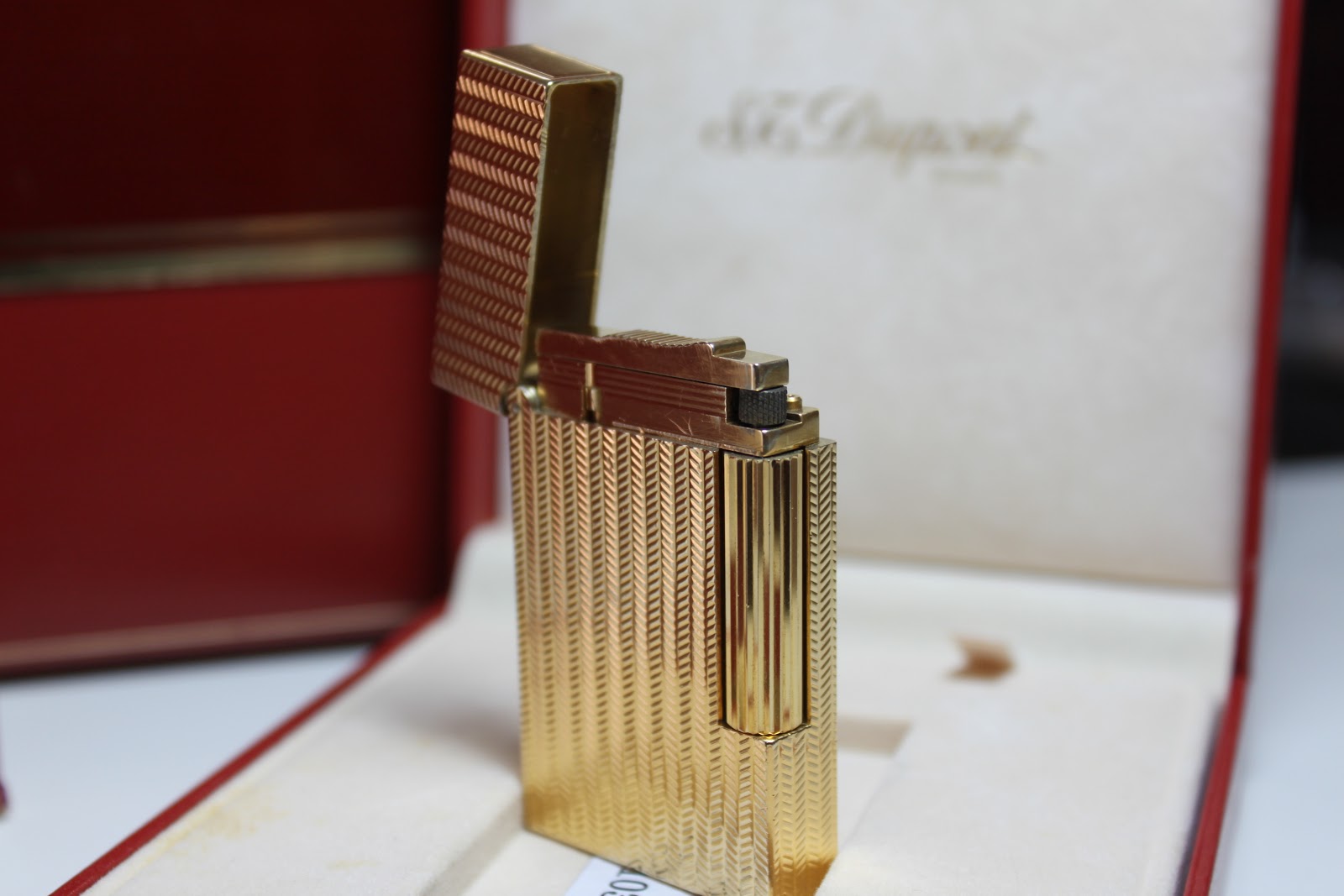 ziq S.T. DUPONT collections: ORIGINAL ST DUPONT LINE 2 GOLD WITH NICE