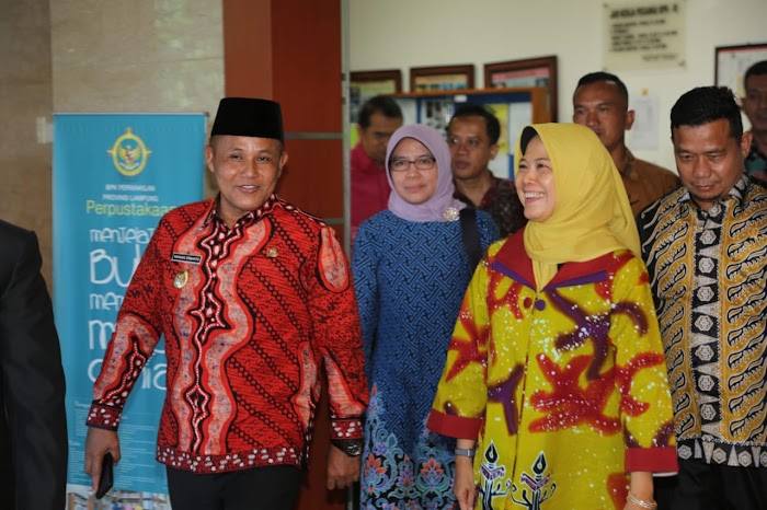 Plt Bupati Lampung Selatan Hadiri Sertijab Kepala BPK RI Perwakilan Lampung.