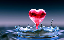 wallpapers desktop heart water 3d hearts pink glass