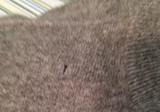 Mend and Make Do: Repairing Small Moth Holes in a Cashmere Sweater
