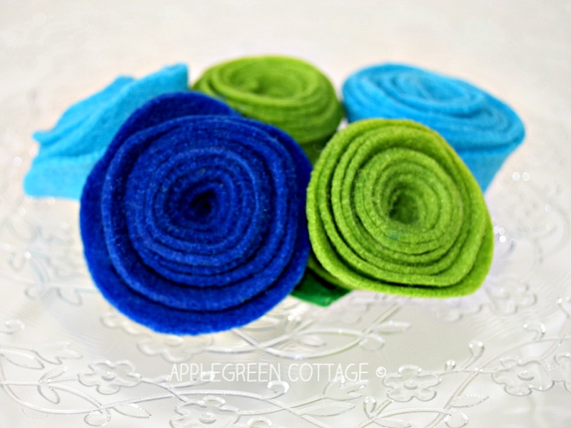 How to Make DIY Felt Flowers (Easiest WAY!) AppleGreen Cottage